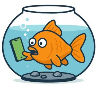 55-Goldfish-Mobile Tools without Mindset is like giving a smartphone to a goldfish.
